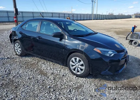 2016 Toyota Corolla Le z USA, uszkodzony, nr VIN 2T1BURHE0GC599614
